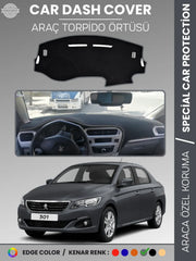 PEUGEOT 301 (2012-2024) Uyumlu Torpido Örtüsü Araca Özel Ön Göğüs Koruma