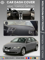 VOLVO S40 (2008-2012) Uyumlu Torpido Örtüsü Araca Özel Ön Göğüs Koruma