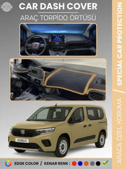 Fiat DOBLO (2023+) Uyumlu Torpido Örtüsü Araca Özel Ön Göğüs Koruma