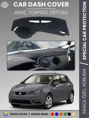 SEAT IBIZA 6F (2017-2024) Uyumlu Torpido Örtüsü Araca Özel Ön Göğüs Koruma