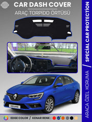 RENAULT MEGANE 4 (2016-2022) Uyumlu Torpido Örtüsü Araca Özel Ön Göğüs Koruma