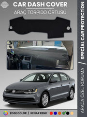 VOLKSWAGEN JETTA (2010-2021) Uyumlu Torpido Örtüsü Araca Özel Ön Göğüs Koruma