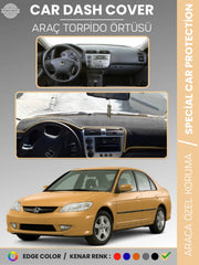 HONDA CIVIC VTEC2 (2003-2005) Uyumlu Torpido Örtüsü Araca Özel Ön Göğüs Koruma
