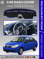 RENAULT SYMBOL 2 AIRBAGLI (2008-2013) Uyumlu Torpido Örtüsü Araca Özel Ön Göğüs Koruma
