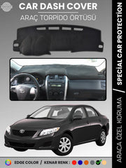 TOYOTA COROLLA E140 (2007-2013) Uyumlu Torpido Örtüsü Araca Özel Ön Göğüs Koruma