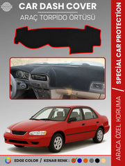 TOYOTA COROLLA E110 (1998-2002) Uyumlu Torpido Örtüsü Araca Özel Ön Göğüs Koruma