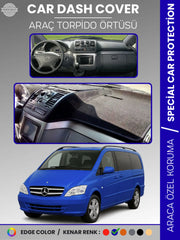 MERCEDES VITO / VIANO W639 (2003-2014) Uyumlu Torpido Örtüsü Araca Özel Ön Göğüs Koruma