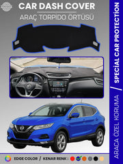 NİSSAN QASHQAİ J11 (2013-2020) Uyumlu Torpido Örtüsü Araca Özel Ön Göğüs Koruma
