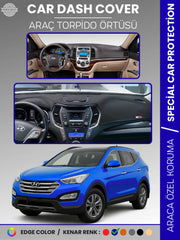 HYUNDAİ SANTAFE (2012-2017) Uyumlu Torpido Örtüsü Araca Özel Ön Göğüs Koruma