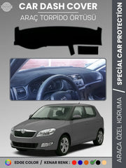 SKODA FABİA (2007-2014) Uyumlu Torpido Örtüsü Araca Özel Ön Göğüs Koruma