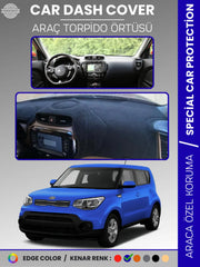 KİA SOUL (2014-2019) Uyumlu Torpido Örtüsü Araca Özel Ön Göğüs Koruma