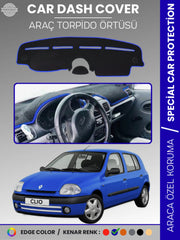 RENAULT CLIO 2 AIRBAGLI (2001-2012) Uyumlu Torpido Örtüsü Araca Özel Ön Göğüs Koruma