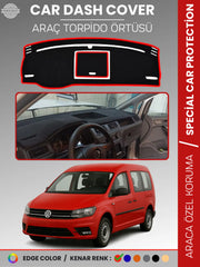 VOLKSWAGEN CADDY (2015-2021) Uyumlu Torpido Örtüsü Araca Özel Ön Göğüs Koruma