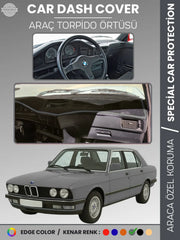 BMW E28 5 SERİSİ (1981-1988) Uyumlu Torpido Örtüsü Araca Özel Ön Göğüs Koruma