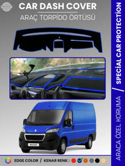 PEUGEOT BOXER (2017-2021) Uyumlu Torpido Örtüsü Araca Özel Ön Göğüs Koruma