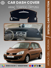 RENAULT SCENIC 2 (2003-2009) Uyumlu Torpido Örtüsü Araca Özel Ön Göğüs Koruma