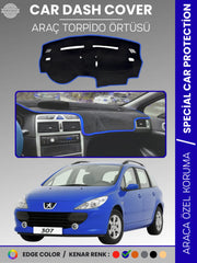 PEUGEOT 307 (2001-2008) Uyumlu Torpido Örtüsü Araca Özel Ön Göğüs Koruma