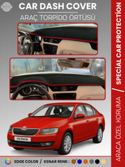 SKODA OCTAVIA A7 (2013-2019) Uyumlu Torpido Örtüsü Araca Özel Ön Göğüs Koruma