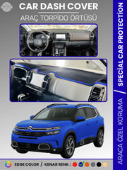 CITROEN C5 AIRCROSS (2018-2025) Uyumlu Torpido Örtüsü Araca Özel Ön Göğüs Koruma