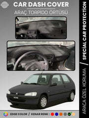 PEUGEOT 106 (1991-2003) Uyumlu Torpido Örtüsü Araca Özel Ön Göğüs Koruma