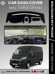 CITROEN JUMPER X290 KASA (2014-2024) Uyumlu Torpido Örtüsü Araca Özel Ön Göğüs Koruma