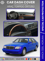 MERCEDES S CLASS W140 (1991-1998) Uyumlu Torpido Örtüsü Araca Özel Ön Göğüs Koruma