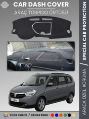 DACIA LODGY (2010-2017) Uyumlu Torpido Örtüsü Araca Özel Ön Göğüs Koruma
