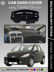 PEUGEOT 307 (2001-2008) Uyumlu Torpido Örtüsü Araca Özel Ön Göğüs Koruma
