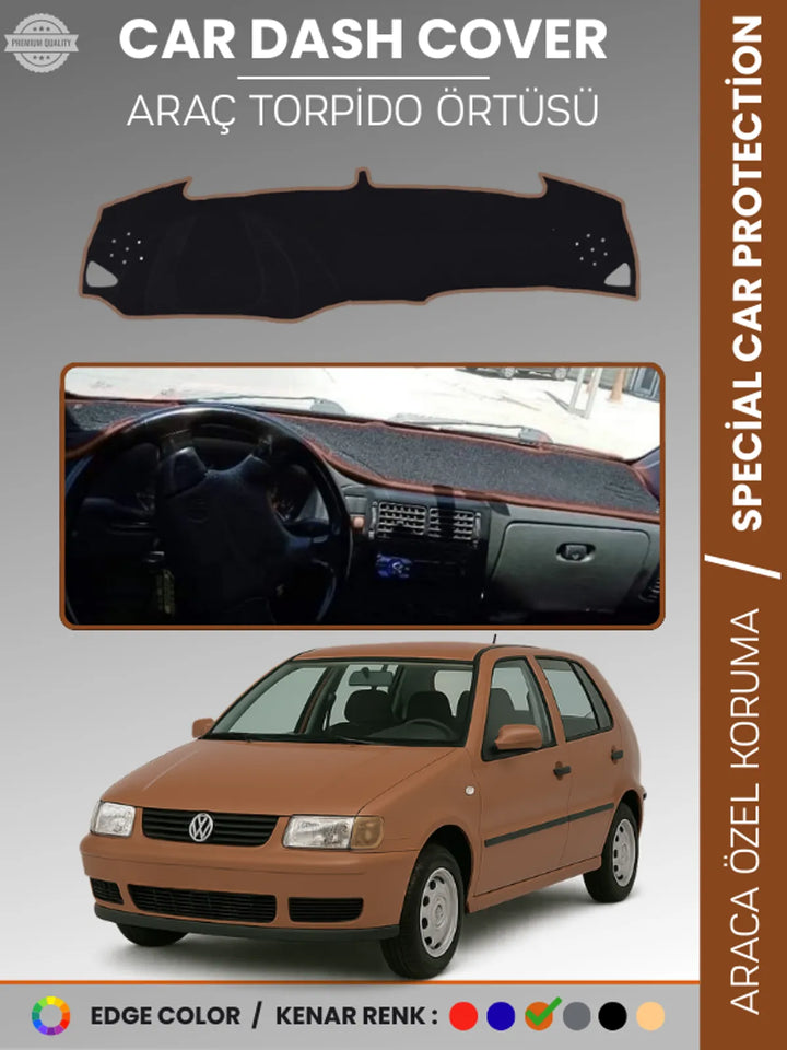 VOLKSWAGEN POLO (1994-2001) Uyumlu Torpido Örtüsü Araca Özel Ön Göğüs Koruma