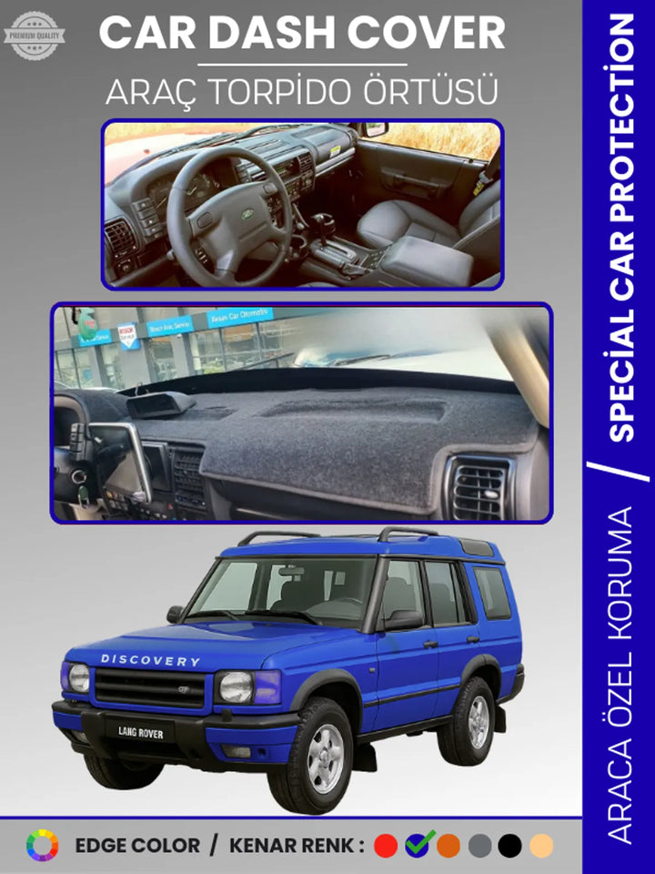 LAND ROVER DISCOVERY 2 L318 (1998-2004) Uyumlu Torpido Örtüsü Araca Özel Ön Göğüs Koruma