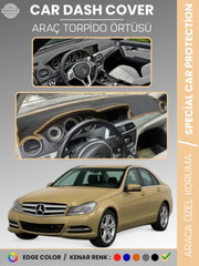 MERCEDES C CLASS W204 (2007-2014) Uyumlu Torpido Örtüsü Araca Özel Ön Göğüs Koruma