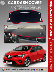 RENAULT CLİO 5 (2019-2023) Uyumlu Torpido Örtüsü Araca Özel Ön Göğüs Koruma