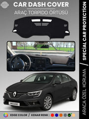 RENAULT MEGANE 4 (2016-2022) Uyumlu Torpido Örtüsü Araca Özel Ön Göğüs Koruma