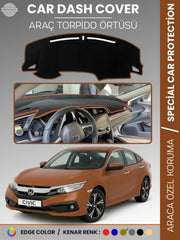HONDA CIVIC (2015-2022) Uyumlu Torpido Örtüsü Araca Özel Ön Göğüs Koruma