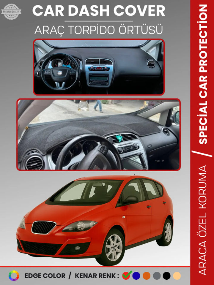SEAT ALTEA (2010-2015) Uyumlu Torpido Örtüsü Araca Özel Ön Göğüs Koruma