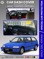 HONDA CIVIC EF (1988-1991) Uyumlu Torpido Örtüsü Araca Özel Ön Göğüs Koruma