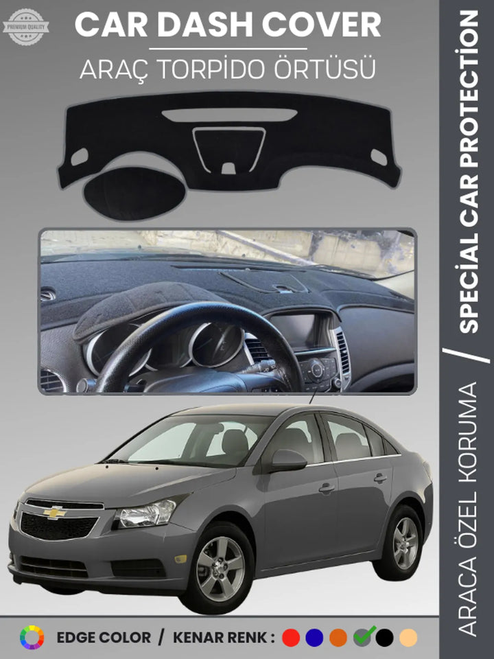 CHEVROLET Cruze (2008-2011) Uyumlu Torpido Örtüsü Araca Özel Ön Göğüs Koruma
