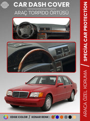 MERCEDES S CLASS W140 (1991-1998) Uyumlu Torpido Örtüsü Araca Özel Ön Göğüs Koruma