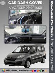 CITROEN BERLİNGO (2008-2017) Uyumlu Torpido Örtüsü Araca Özel Ön Göğüs Koruma