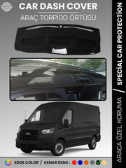 FORD TRANSİT V363 (2019-2023) Uyumlu Torpido Örtüsü Araca Özel Ön Göğüs Koruma