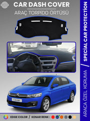 CITROEN C-ELYSEE (2012-2021) Uyumlu Torpido Örtüsü Araca Özel Ön Göğüs Koruma