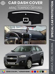 CHEVROLET CAPTİVA (2008-2011) Uyumlu Torpido Örtüsü Araca Özel Ön Göğüs Koruma