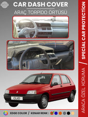 RENAULT CLIO 1 (1994-1998) Uyumlu Torpido Örtüsü Araca Özel Ön Göğüs Koruma