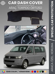 VOLKSWAGEN TRANSPORTER T5 (2003-2016) Uyumlu Torpido Örtüsü Araca Özel Ön Göğüs Koruma
