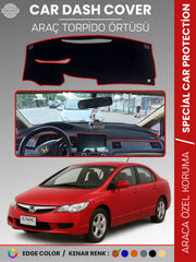 HONDA CIVIC FD6 (2005-2011) Uyumlu Torpido Örtüsü Araca Özel Ön Göğüs Koruma