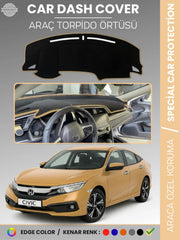 HONDA CIVIC (2015-2022) Uyumlu Torpido Örtüsü Araca Özel Ön Göğüs Koruma
