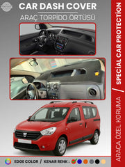 DACIA DOKKER (2012-2020) Uyumlu Torpido Örtüsü Araca Özel Ön Göğüs Koruma