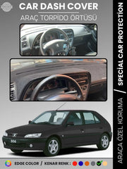 PEUGEOT 306 (1997-2002) Uyumlu Torpido Örtüsü Araca Özel Ön Göğüs Koruma