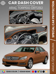 MERCEDES C CLASS W204 (2007-2014) Uyumlu Torpido Örtüsü Araca Özel Ön Göğüs Koruma
