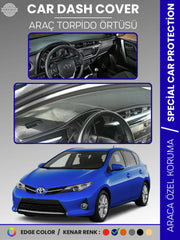 TOYOTA AURİS (2012-2019) Uyumlu Torpido Örtüsü Araca Özel Ön Göğüs Koruma